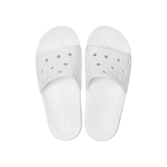 CROCS UNISEX CLASSIC SLIDE SANDALS, WHITE, 4 MEN/6 WOMEN - Picture 5 of 6